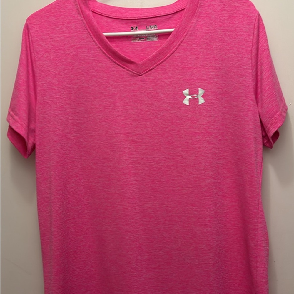 Under Armour HeatGear Pink Loose Fit Top